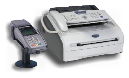 unattended self service fax machine