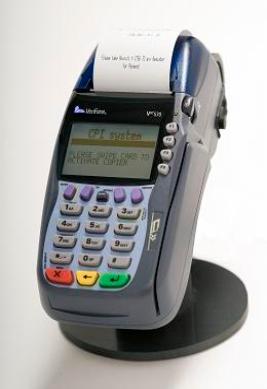 Self service credit card terminal for copies and prints